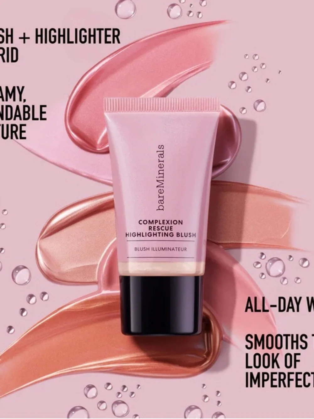 bareMinerals Complexion Rescue Highlighting Blush, BNIB - Rose Glow